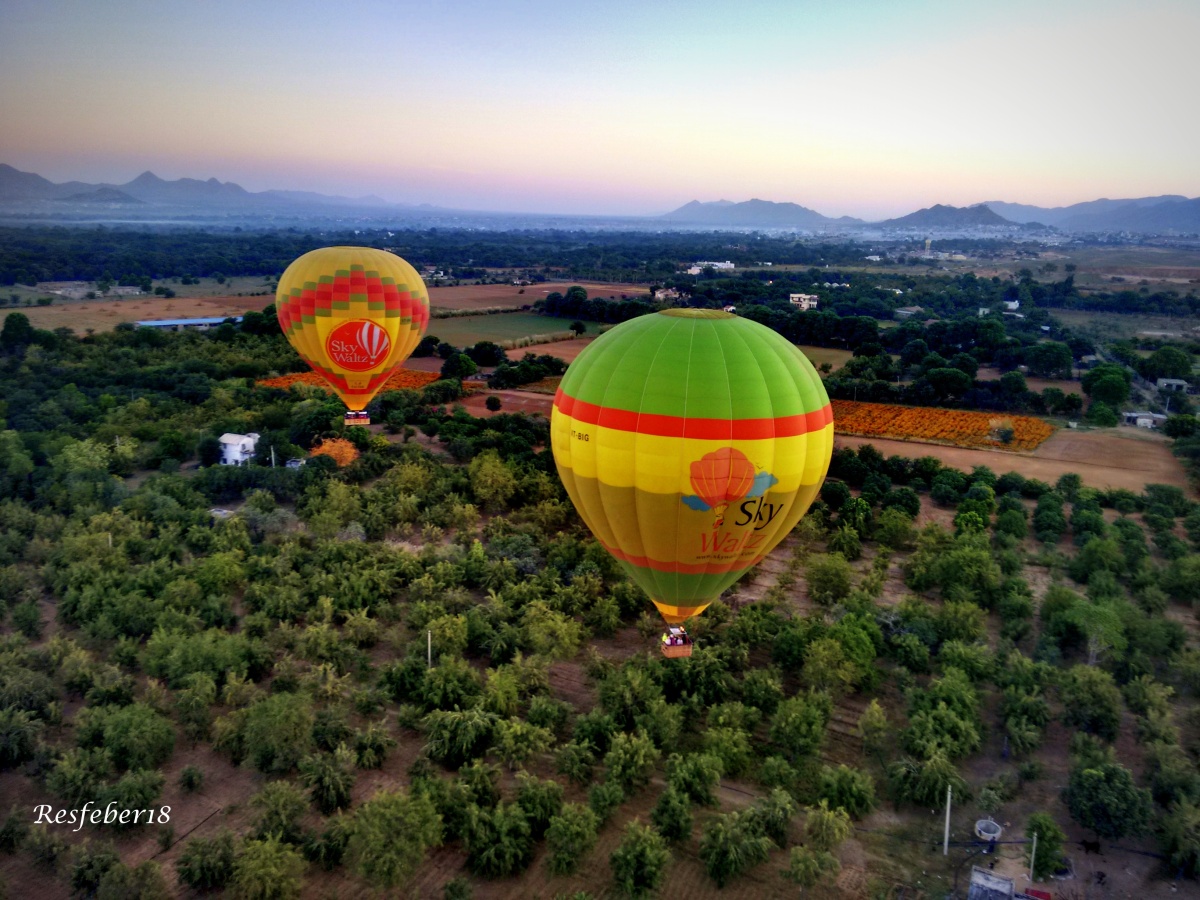 My First Hot Air Balloon Safari at Pushkar, Skywaltz.